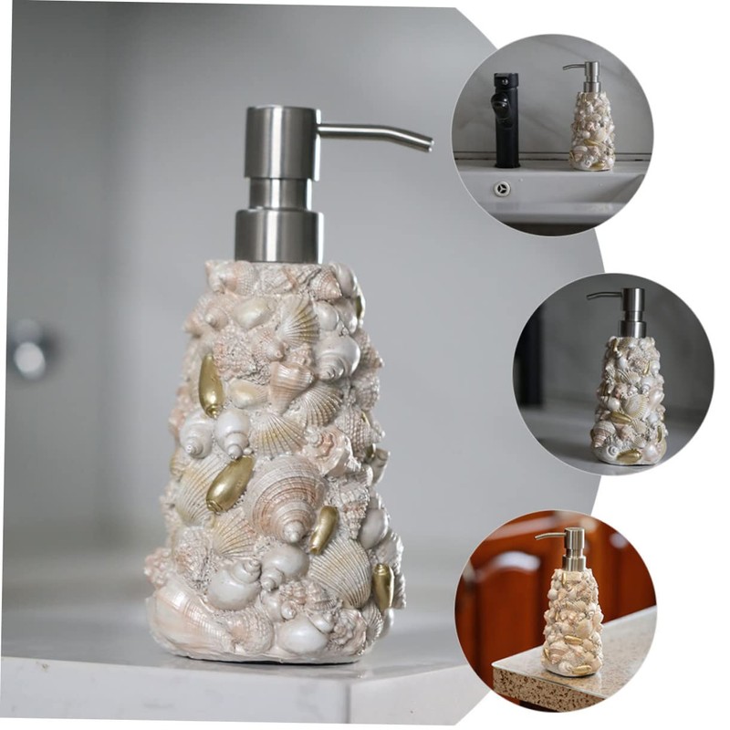 WOONEKY Shampoo Pump Bottle Soap Dispenser Press Bottle Multi-Function Dispenser