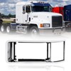 Hpdmauto Chrome Headlight Lamp Bezel fit for Mack CH Truck