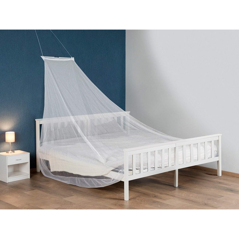 infactory Mosquito Canopy: Wedge-shaped Mosquito Net for Double Beds, 156