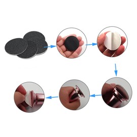 OHPHCALL 60pcs Sanding Discs Pads Sandpaper Disk for Callus Remover Foot Callus Sandpaper Nail Care Kit Pedicure File Refill Paper Disks Sand Paper Sandpaper Disk for Foot File Mill Round