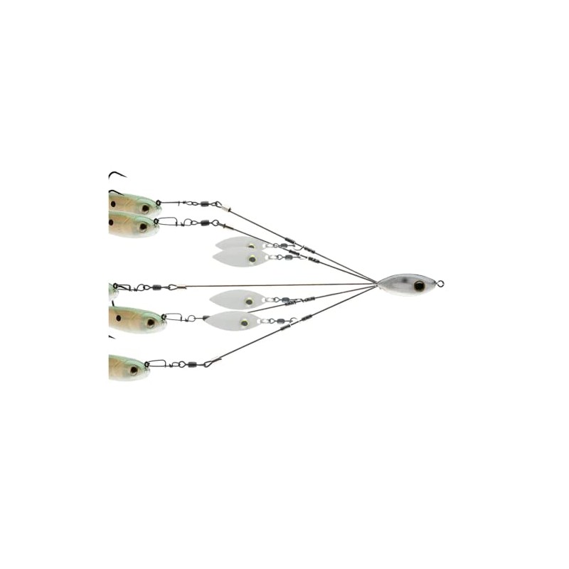 A-Rig School-E-Rig Bait Ball Finesse Nickel Willow with Eye