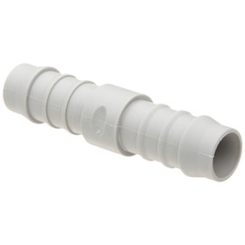 Tefen Nylon 66 Hose Fitting, Coupling, Gray, 3/16" Hose ID (Pack of 10)