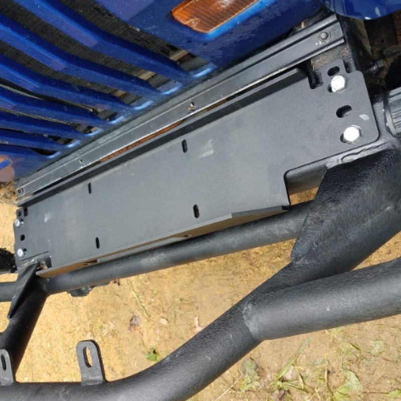 RUGCEL WINCH Winch Mounting Plate Compatible w/ 1987-2006 Jeep Wrangler