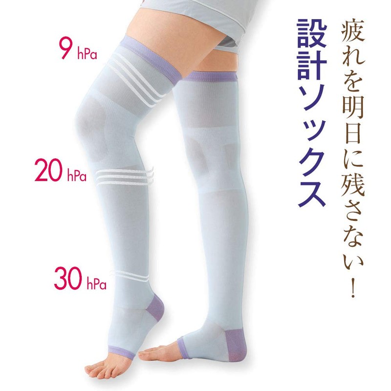 Nursery 9000025A Cool Compression Knee-High Socks, Sleep Version, Cool to