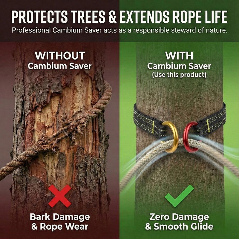 Feiyagoo Tree Arborist Friction Saver Tree Climbing Cambium Saver Loop