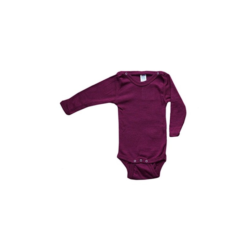 Engel Baby/Children Romper, Long Sleeve Body, Organic Wool/Silk - 98/104