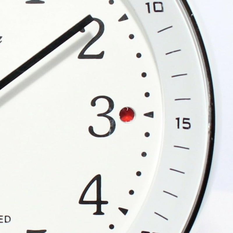 Radio Alarm Clock without Ticking with Light Snooze Crescendo Alarm