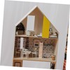 ORFOFE Miniature Ladder Wooden Tiny Ladder 1/12 Scale Mini House