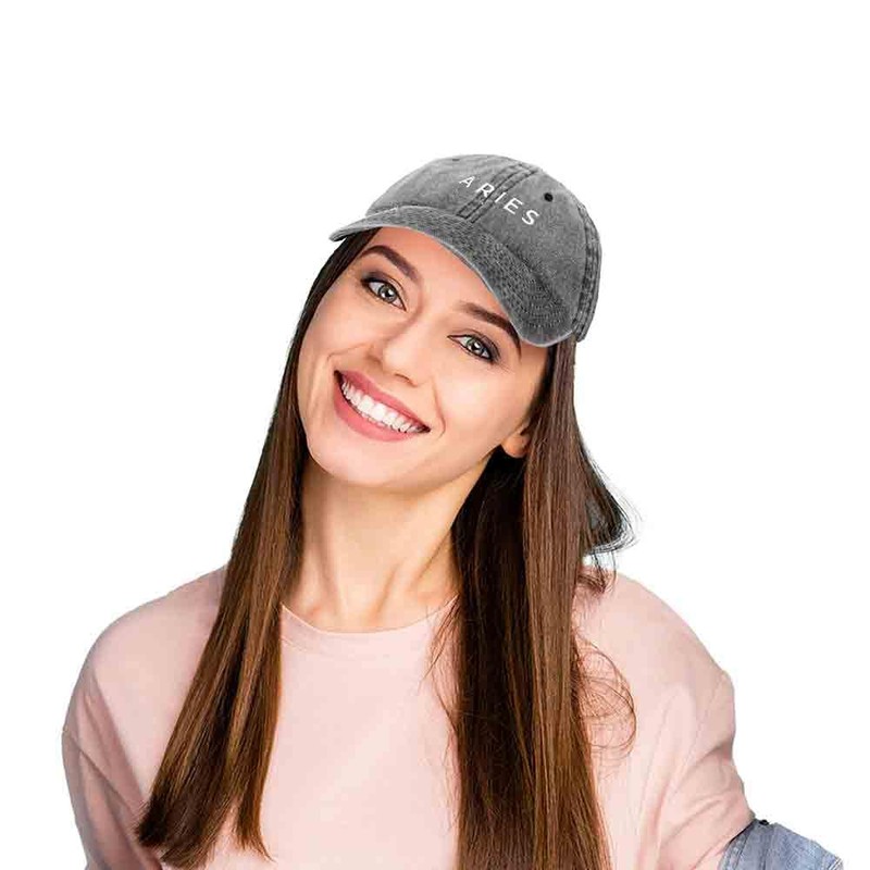 DALIX Aquarius Dad Hat Embroidered Zodiac Astrology Cotton Baseball Cap
