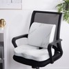 Seat Cushion Lumbar Support Set Polyester Comfortable Chair Cushion for