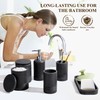 Bathroom Accessories Set, 6-Piece Bathroom Accessory Set, Toothbrush Holders Set,