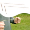 2 x Copper Dowsing Rods, 99.9% Copper, Tensor One-Handed Divination