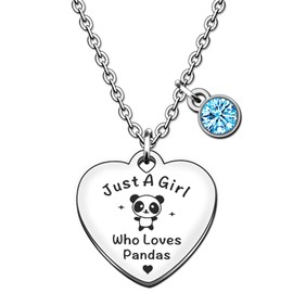 TTOVEN Panda Necklace for Girls Panda Gifts for Girls