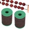 2 Roll Elastic Cord Beading Thread Bracelet Necklace Bead Making