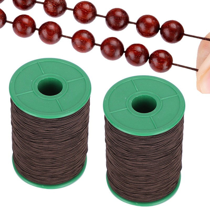 2 Roll Elastic Cord Beading Thread Bracelet Necklace Bead Making