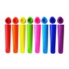 Mirenlife Silicone Ice Pop Molds,Popsicle Maker Molds,8 Vibrant Colors,Set of
