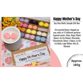 HAPPY MOTHER'S DAY Sample Soy Wax Melts Set (approx. 180g) / Alien Angel La Vie Est Belle Flowerbomb Olympia Co-Co Madam Black Opium and more
