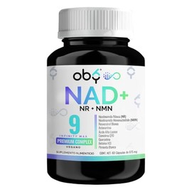 NAD+ Trans-Resveratrol ≥99% | Combinación superior de NMN + NR Nicotinamida Ribosa | Fortalecido con 9 ingredientes activos: Astaxantina, CoQ10, Querc