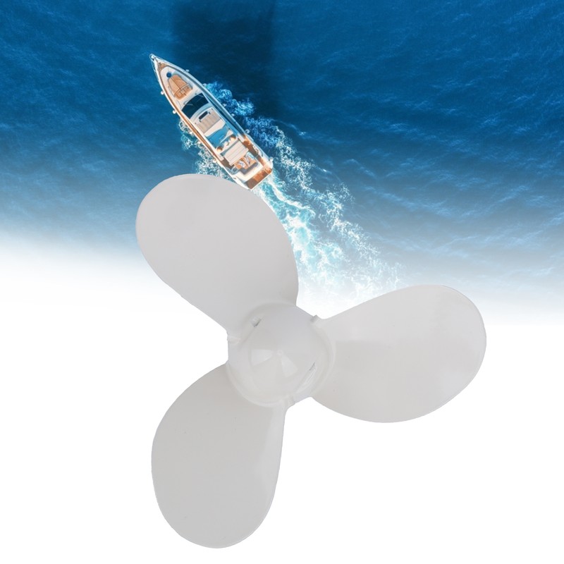 Mariner Aluminum Alloy White Outboard Propeller 3 Blades for 7‑1/4X5‑A