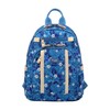Troop London TRP0255 Classic Canvas Backpack - Small Blue Floral