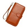 zalati Wristlet Strap Real Leather Small Handle Strap Gold Buckle