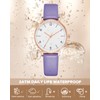 CIVO Ladies Watches Leather Strap: Simple Easy Read Ladies Analogue