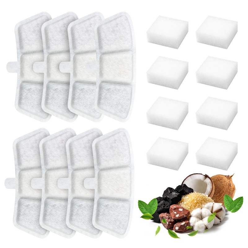 Cat Water Fountain Filters for Oneisall PW04 3.5L Wireless Stainless
