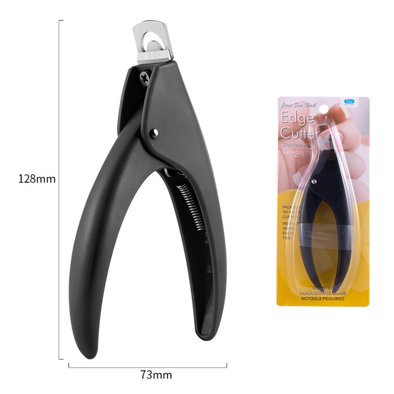 JeoPoom Nail Clipper, Acrylic Nail Tips Cutter, Professional Manicure Pedicure