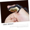NOLITOY Finger Guard Thumb Protector Leather Shooting Sleeve for Arrow