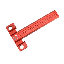 AKNgoes Woodworking Scriber T-Square Ruler 8in with Thoughtful Support Lips, Architect Ruler for Carpenter Work, Layout and Measuring Tools