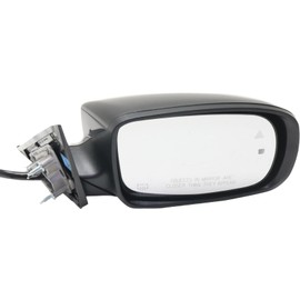 Kool Vue Compatible with Chrysler 300 11-20 Mirror RH, Power, Manual Folding, Heated, Paintable, w/Blind Spot Detection, Memory, Puddle Light, and Signal Light, w/o Auto Dimming, (Exc. C Model)