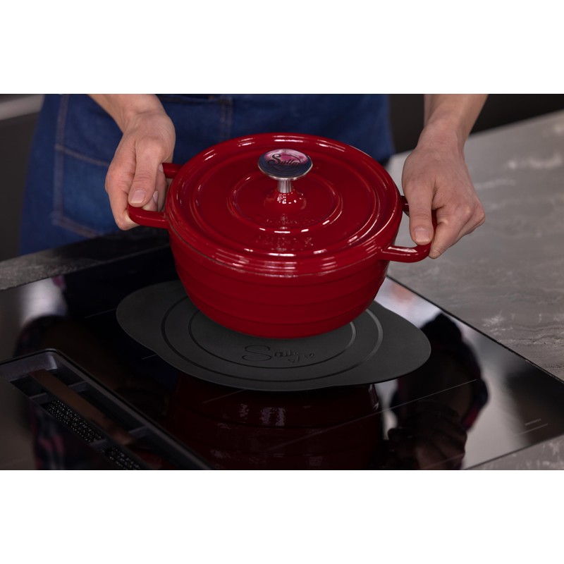 Sallys Induktionsmatte Oval und Eckig - Induktionskochfeld | Antirutsch |