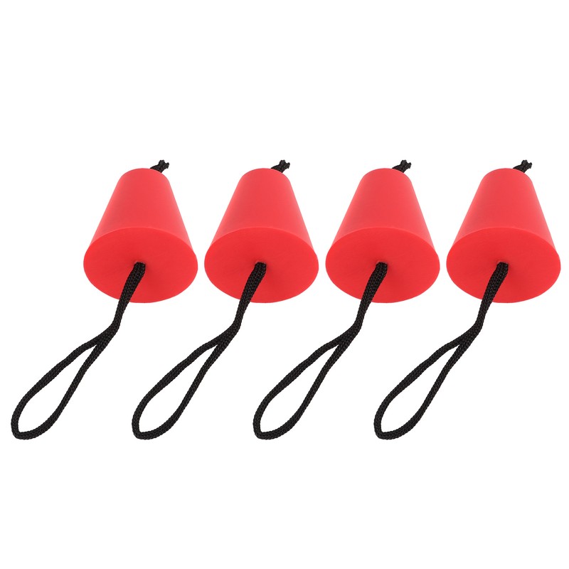 4pcs Scupper Plug Kit with Lanyard Flexible Silicone Drain Holes