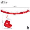 Advent Calendar Chain with XXL Socks 18 x 20 cm,