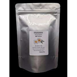 Nature Tea Chamomint Tea - Loose Leaf Herbal Tea Blend- By Nature Tea, Wild Crafted - 8oz.