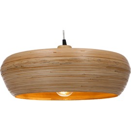 GURU SHOP Design Ceiling Lamp/Ceiling Light Handmade in Bali Bamboo Model Bambusa 2 / 40 cm / Pendant Lights Made from Natural Materials