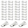 CRZQXOUR 35pcs Metal Mini Alligator Clips, Spring Clamps, Sturdy, Non-Slip,