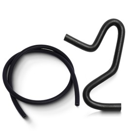 TKKEUEP Molded Fuel Line Rubber Hose Elbow Bends Universal 45, 90, 135, 180 Degree Bend with 5 Feet Length Fuel Hose (3/8 Inch ID)