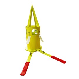 Big Bag Dispenser for Warehouse Farm Home (Yellow)