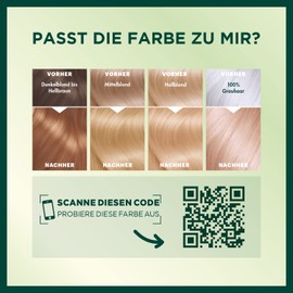 Garnier Nutrisse Cream Coloration Golden Brown 43 Hair, for permanent hair colour dye (with 3 Nourishing oils – 3 Pack