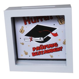 Photo Frame Money Box Exam Passed 6 x 6 Inches Bachelor Master