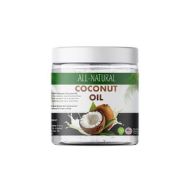 ALL-NATURAL Organic Coconut Oil, 100% Pure, Cold pressed, for Cooking and Skin Care, Chemical-Free 22 Fl