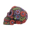 Nemesis Now Sugar Blooms Skull Figurine 18cm Black, Resin, One