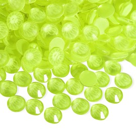 Blinginbox Flatback Rhinestones Round Gems, 1440pcs Luminous Series Glass Stones Neon Gems Non Hotfix Crystal Rhinestones for Nail Charms Crafts Clothes Tumblers,New Citrine Neon,SS20.