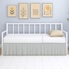 Ruffled Daybed Twin Size, 16 Inch Drop Ruffled Bed Skirt