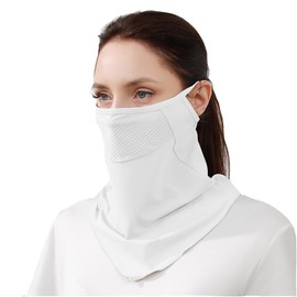 [VEVE & MIKI] Sun Protection Face Cover, UV Face Cover, Neck Guard, Summer, Cool Contact to -5°C, 360° Face & Neck Sun Protection, Ear-hook, UV Protection, Sweat Absorbent, Quick Drying, Sports, UV