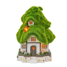 Valery Madelyn Garden Ornament, Garden Light, Solar Light, Outdoor, Waterproof, Stylish, Treehouse, Treehouse, Gardening Miscellaneous Goods, Interior Figurine, Cute, Garden Decoration, Outdoor,