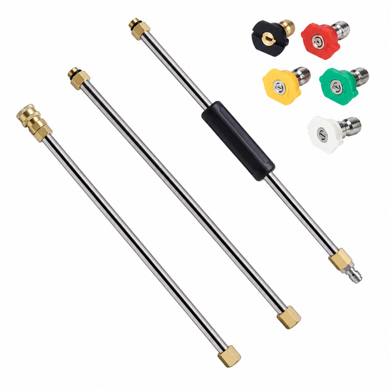 High Pressure Washer Extension Rod Kit with 1/4-Inch Quick Connect