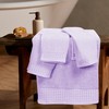 GLAMBURG Ultra Soft 3 Pack Cotton Towel Set, Contains a