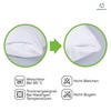 Sensalou Cushion Cover Set of 2 Double Pack Waterproof Pillow